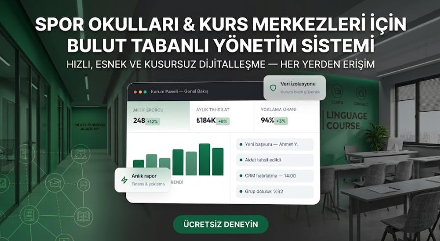 Teknolojiye Uyum Sağlayan Eğitim Kurumlarında Kurs Yönetim Sistemleri İçin Modern Çözümler