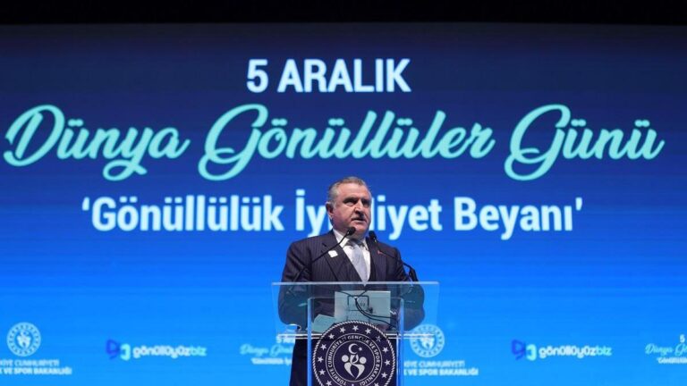 Gençlik ve Spor Bakanlığı tarafından 5 Aralık Dünya Gönüllüler Günü'ne özel etkinlik düzenlendi