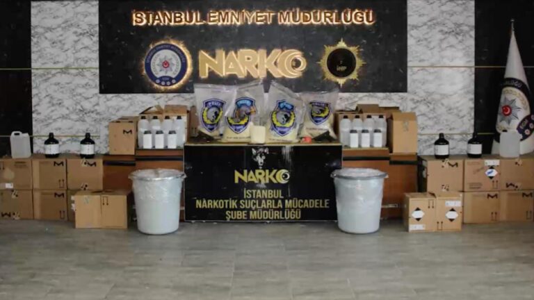 İstanbul’da 1 tondan fazla ilaç ele geçirildi